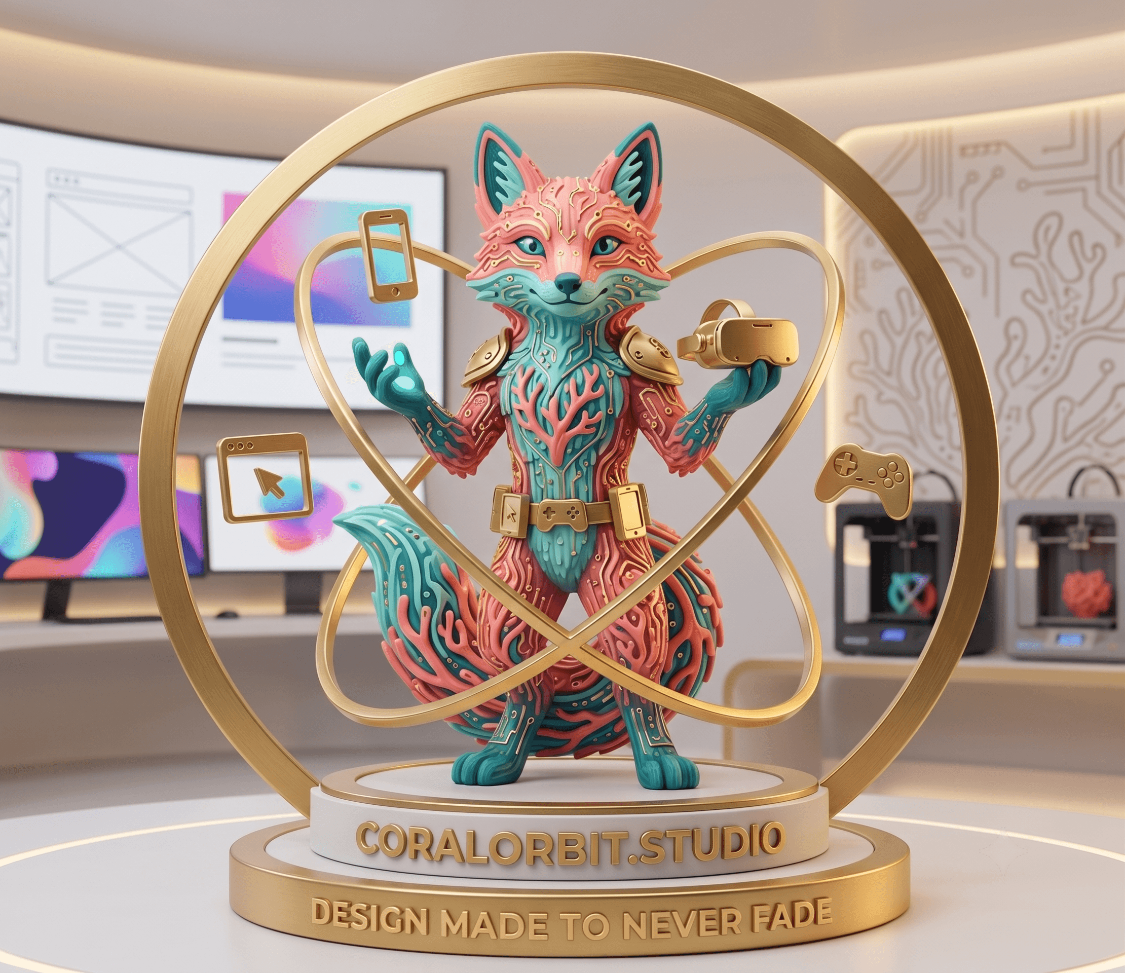 3D Fox Mascot